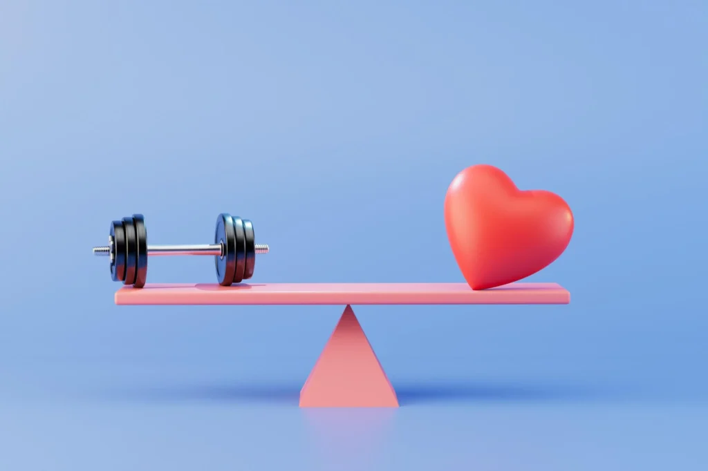 Seesaw Heart Weights